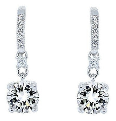 Cate & Chloe Valerie Pride Aretes Colgantes De Oro Blanco