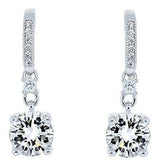 Cate & Chloe Valerie Pride Aretes Colgantes De Oro Blanco