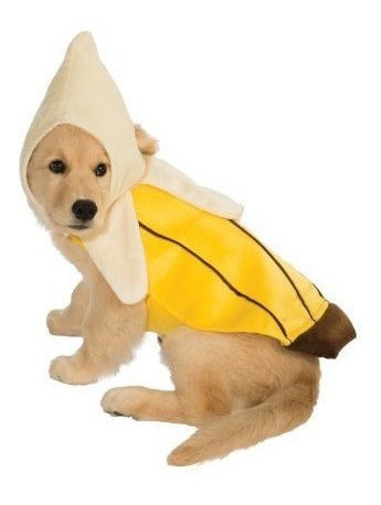 Disfraz De Banana Para Mascotas - Talla Grande