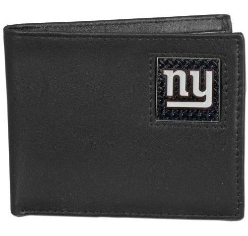 Billetera Plegable De Cuero Nfl New York Giants