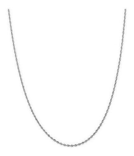 Cadena De Cuerda Cuádruple Con Corte De Diamante De Oro