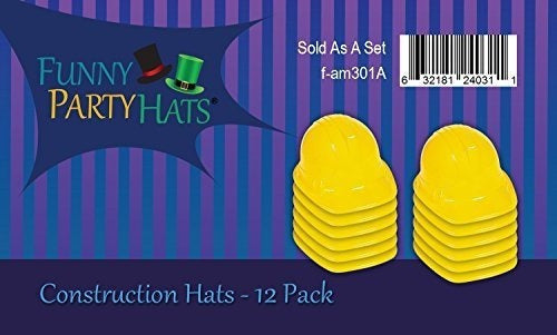 Sombrero De Construcción Amarillo Para Adultos 12
