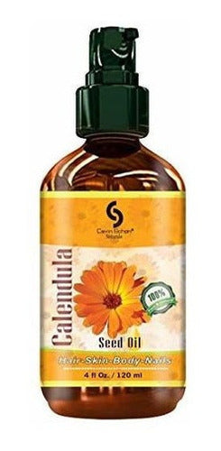 Aceite De Caléndula 100% Puro De 4 Fl Oz - Para El Cuerpo