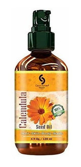 Aceite De Caléndula 100% Puro De 4 Fl Oz - Para El Cuerpo