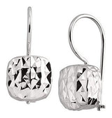 Aretes Colgantes en plata de ley texturizada