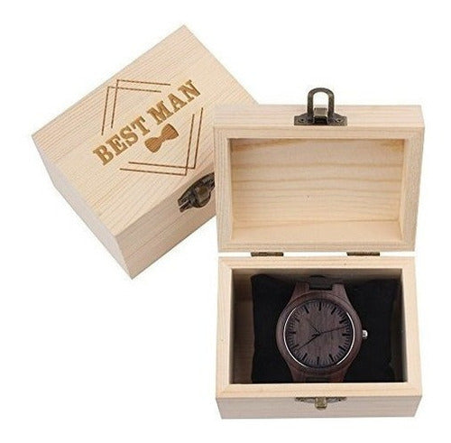 Relojes De Madera Grabados