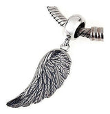 Colgantes De Alas De Ángel Colgante De Plumas De Plata