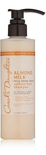 Champú sin sulfato de leche de almendras y leche de Carol