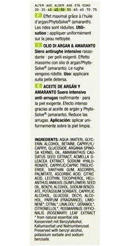Intensivo de aceite de argán y suero de amaranto