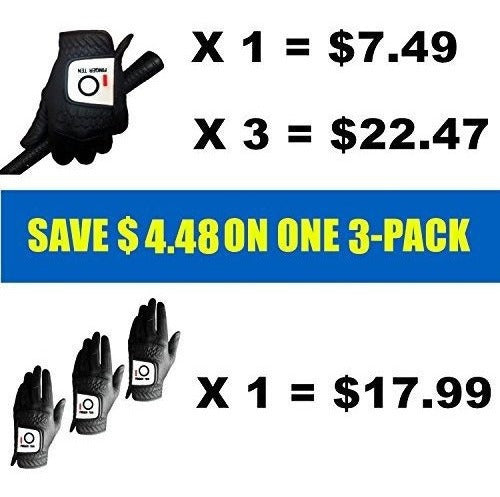Guantes de golf mano izquierda paquete