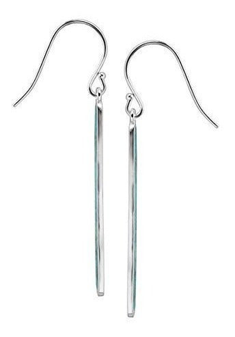 Aretes colgantes de turquesa comprimidos De Silpada