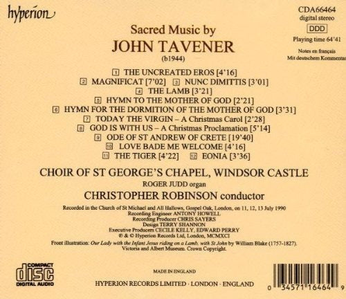 John Tavener: Música Sagrada