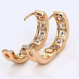 Pendientes De Aro Huggie | Chapado En Oro Amarillo De 18 K |