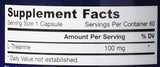 Jarrow Formulas Theanine Promueve La Relajación, 100 Mg, 60
