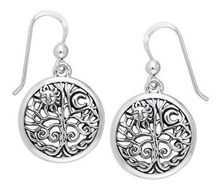 Pendientes De Plata Esterlina Con Filigrana Redonda