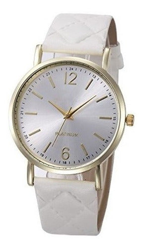 Yunanwa 10 Pack Mujeres Hombres Relojes De Platino Unisex