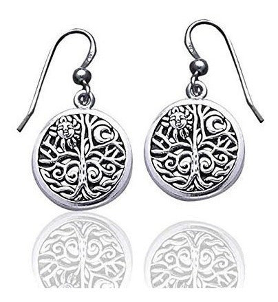 Pendientes De Plata Esterlina Con Filigrana Redonda