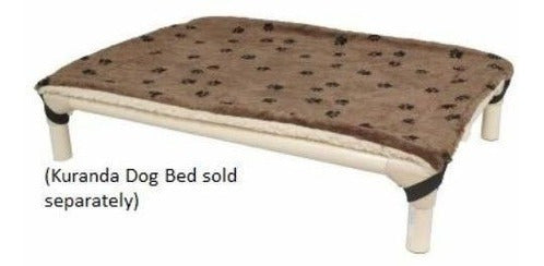 Kuranda Almond Pvc Chewproof Cama Para Perros  Grande