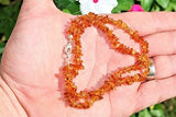 Charged 18 Collar De Cristal De Cuarzo Premium Citrine