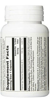 Suplemento Solaray B-1, 100 Mg, 100 Unidades
