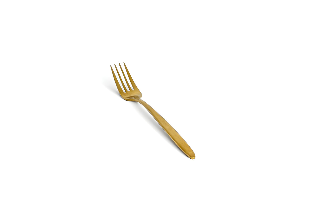 Tenedor de Cena Luca 8" - Pack de 12 piezas - Matte Brass