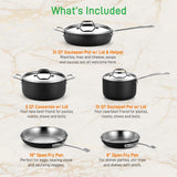 Juegos de Ollas de cocina de acero NUTRICHEF NCCWHA