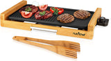 Parrilla eléctrica desmontable de bambú