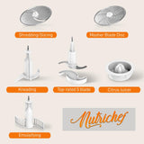 Procesador de alimentos multifunción NUTRICHEF NCFP8