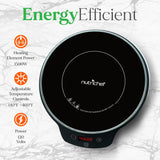 Estufa de inducción portátil NUTRICHEF NCIT1S