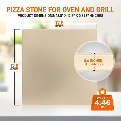 Piedra para pizza para horno y parrilla