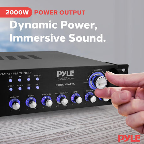 Amplificador de cine en casa con Bluetooth PYLE-HOME P2001BT