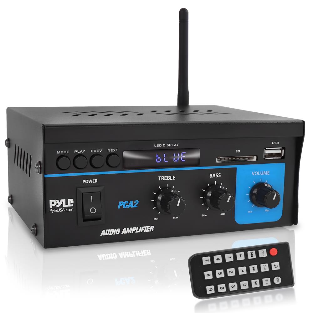 Amplificador de potencia compacto PYLE-HOME PCA2