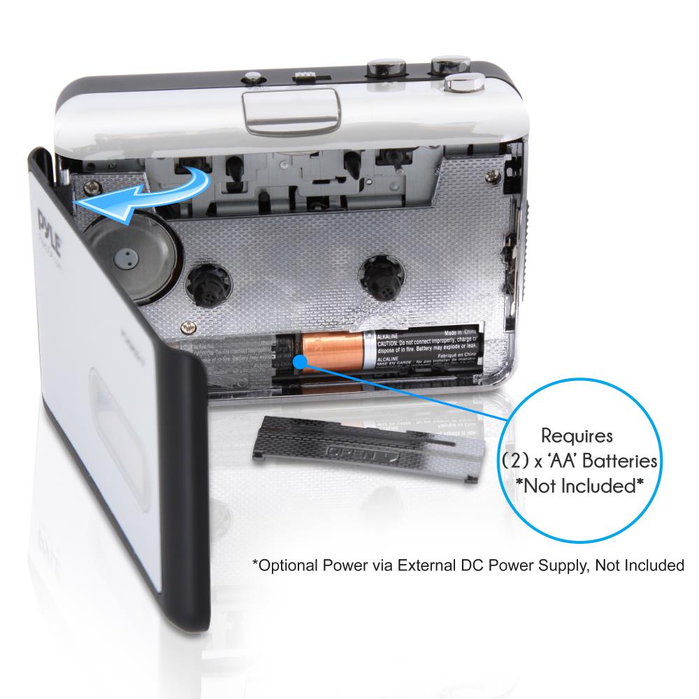 convertidor retro Walkman, cassette a MP3 PYLE-HOME PCASRSD17.5