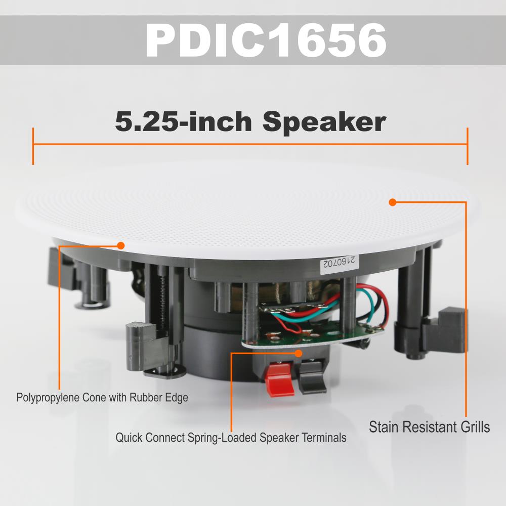 Parlantes para empotrar casa PYLE-HOME PDIC1656