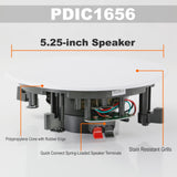 Parlantes para empotrar casa PYLE-HOME PDIC1656