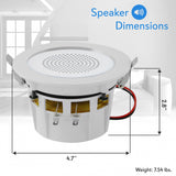 Parlantes de montaje en pared PYLE-HOME PDIC4CBTL35B