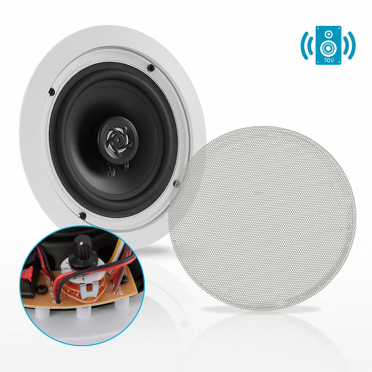 Altavoces de pared/techo de 6,5