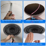 Parlantes o Altavoz de bajo perfil PYLE-HOME PDIC8LT