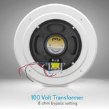 Parlantes de pared y techo PYLE-PRO PDICS8
