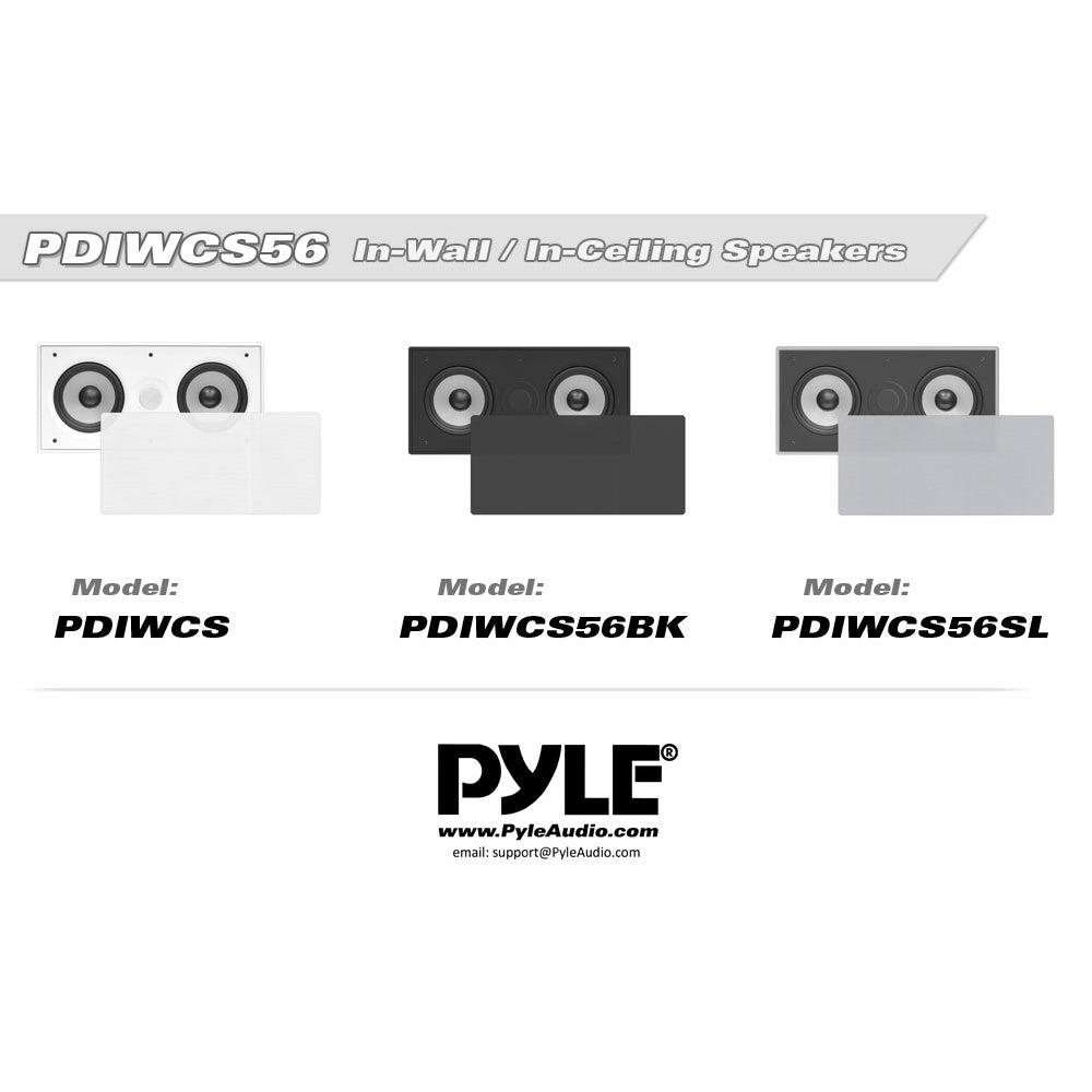 Parlantes de sonido de canal PYLE-HOME PDIWCS56