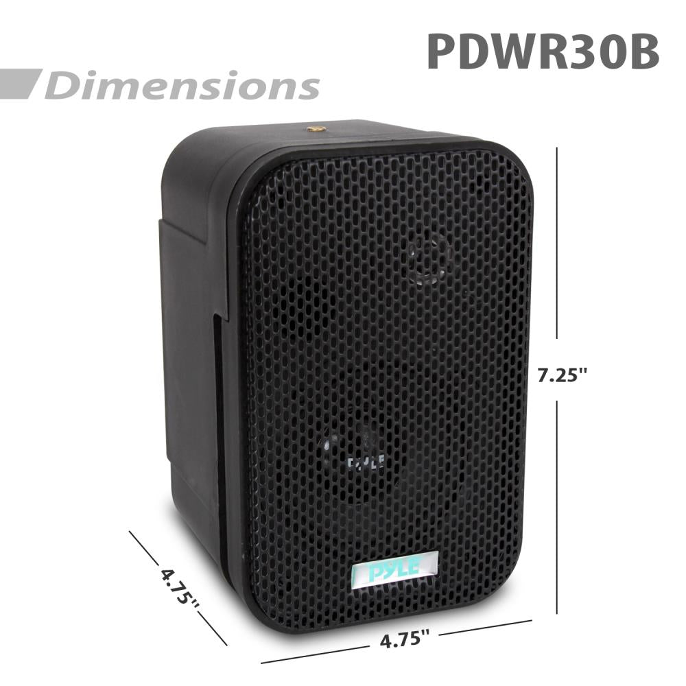 Sistema de parlantes doble impermeable PYLE-HOME PDWR30B