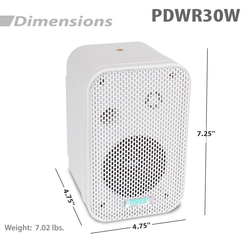 Parlantes o Altavoces impermeables PYLE-HOME PDWR30W