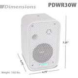 Parlantes o Altavoces impermeables PYLE-HOME PDWR30W