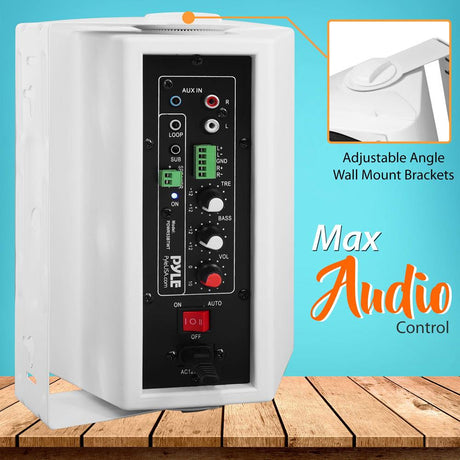 Parlantes o altavoces para el hogar PYLE-HOME PDWR53BTWT