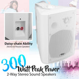 Parlantes o altavoces para el hogar PYLE-HOME PDWR53BTWT