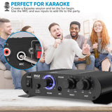 Amplificador estéreo de 90w Negro PYLE ‎PFA300