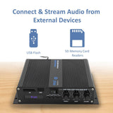 Amplificador de audio con Bluetooth Negro PYLE PFMRA640BB