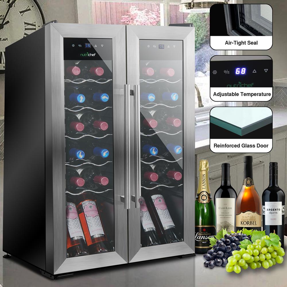 Refrigerador de vino color NUTRICHEF PKCWC24