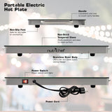 Bandeja de calentamiento eléctrico NUTRICHEF PKWTR15