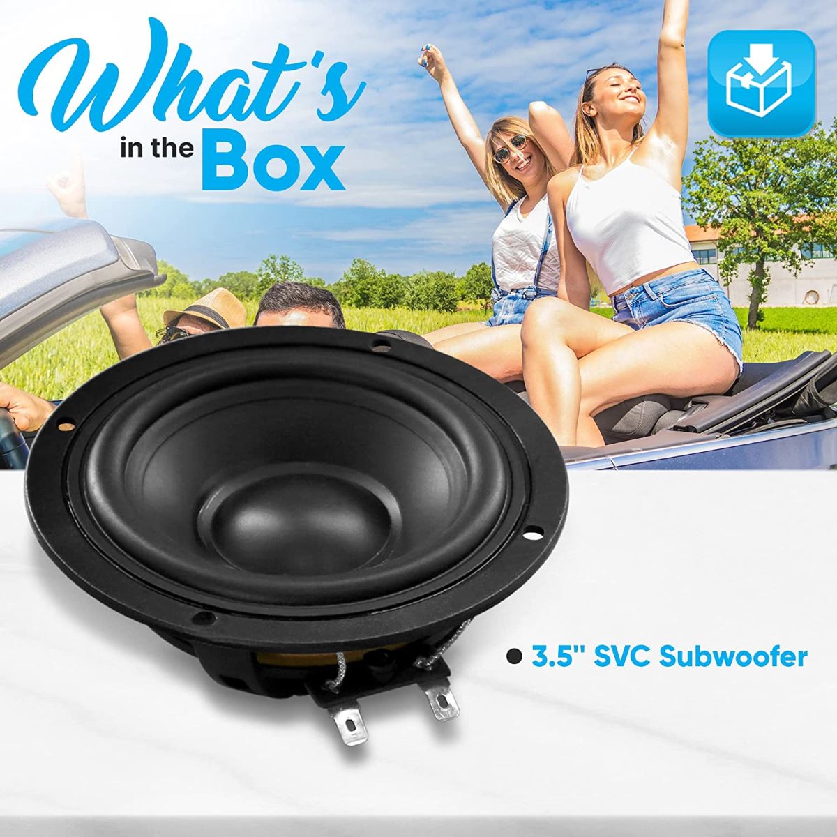 Subwoofer SVC de 3,5